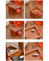木質 紅色木盒 音樂盒 MUSIC BOX